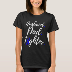 Mannen man vader vechter alopecia areata bewustzij t-shirt