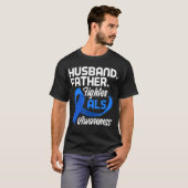 Mannen man vader vechter vader als krijger als t-shirt (Voorkant volledig)