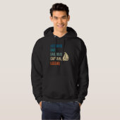 Mannen man vader zeilboot kapitein legende zeilen hoodie (Voorkant volledig)