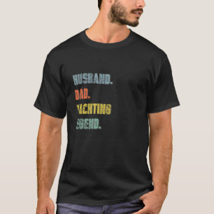 Mannen man vader zeilen legende vader's t-shirt