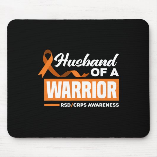 Mannen man van een Warrior Support supporter RSD C Muismat (Voorkant)