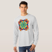 MANNEN MANDALA T-SHIRT (Voorkant volledig)