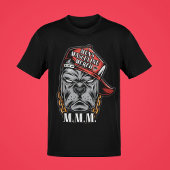 Mannen mannelijke merch als vertegenwoordiger van t-shirt