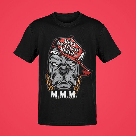 Mannen mannelijke merch als vertegenwoordiger van  t-shirt