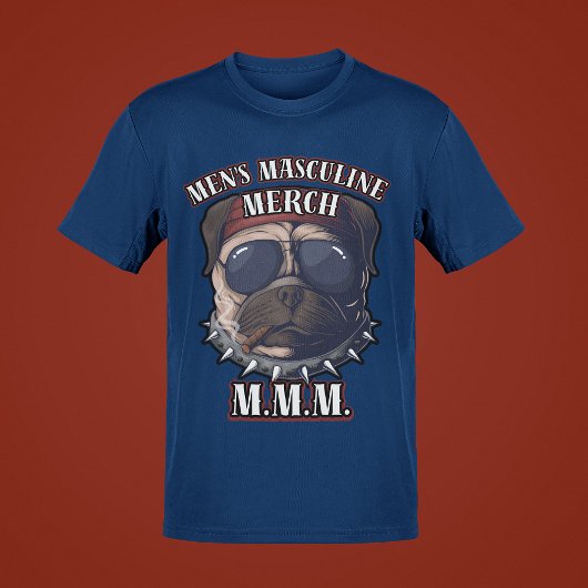 Mannen mannelijke merch als vertegenwoordiger van  t-shirt