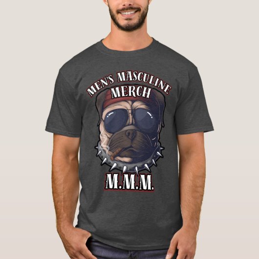 Mannen mannelijke merch als vertegenwoordiger van  t-shirt (Voorkant)