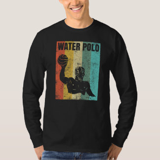 Mannen mannelijke waterpoospeler  kogellak t-shirt