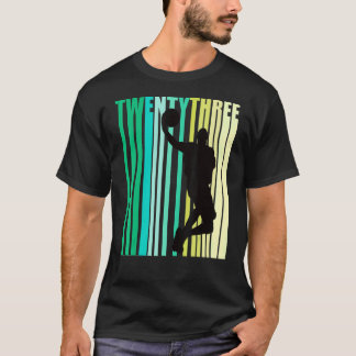 Mannen Mannen 23e verjaardag Basketball 23 Today P T-shirt