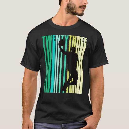 Mannen Mannen 23e verjaardag Basketball 23 Today P T-shirt (Voorkant)