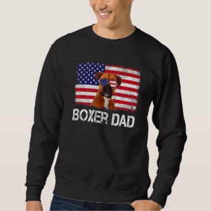 Mannen Mannen Bokser Papa Amerikaanse vlag 4th of Trui
