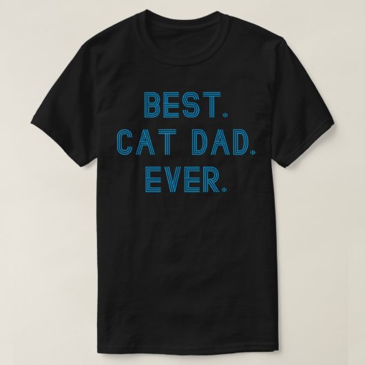 Mannen Mannen Cat Dad Gift T-shirt (Design voorkant)