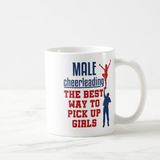 Mannen Mannen Cheerleading Grappige Zin Jongen Man Koffiemok
