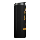 Mannen Mannen Doodle Mannen Goldendoele Vintage Thermosbeker (Gedraaid links)