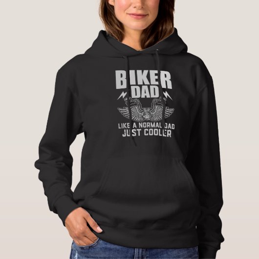 Mannen Mannen fietspas voor motorfietsen Hoodie (Voorkant)