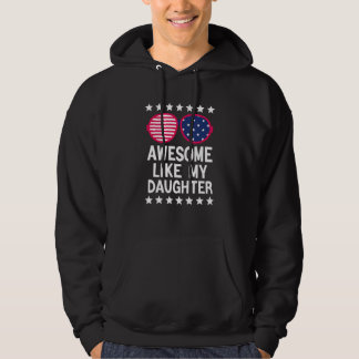 Mannen Mannen Geweldige zoals mijn dochterzonnebri Hoodie