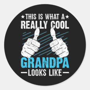 Mannen Mannen hilarisch Dit is wat een echt coole Ronde Sticker