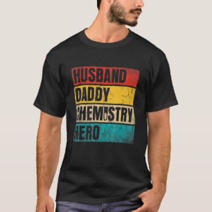 Mannen Mannen kapper Chemistry Hero Vader's Da T-shirt