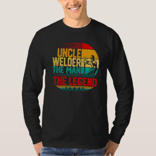 Mannen Mannen  oom Welder Man Legende T-shirt