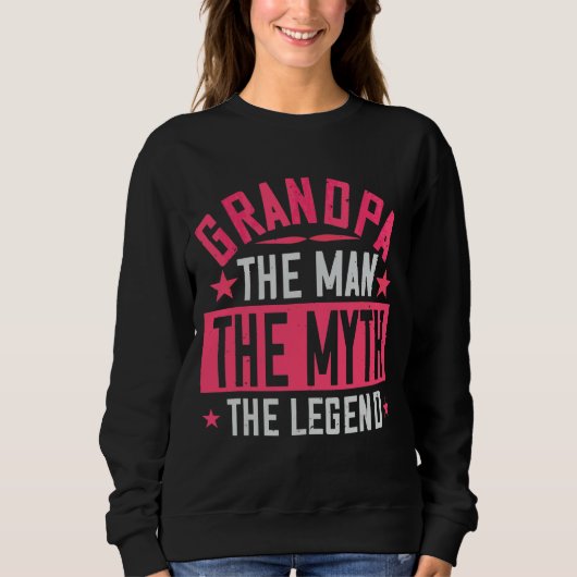 Mannen Mannen opa het Man de mythe de legendarisch Trui (Voorkant)