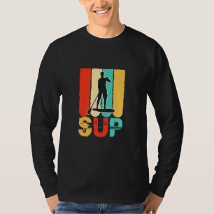 Mannen Mannen Opstand opzadelen met surfer surfend T-shirt