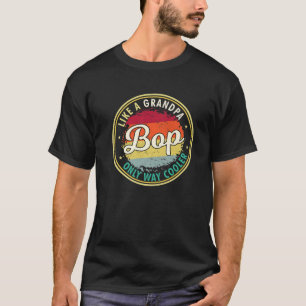Mannen Mannen pop als een opa alleen maar koeleraa T-shirt