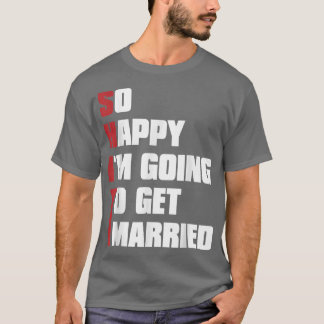 Mannen Mannen Sarcasme Jonggezellenfeest Bruidegom T-shirt