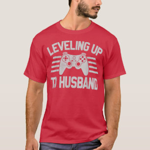 Mannen Mannen Verloving t-shirt voor Groom Video G