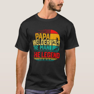 Mannen Mannen Vintage papa lassen het Man de legen T-shirt