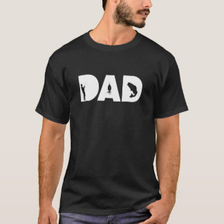 Mannen Mannen visser vader Vist vis papa vaders T-shirt
