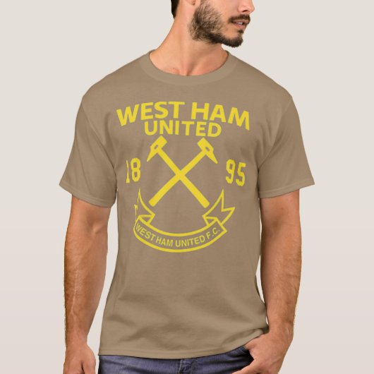 Mannen Mannen West Ham United Hammer Patch Navy T-shirt (Voorkant)