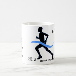 Mannen Marathon Blue Ribbon Koffiemok