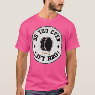 Mannen Marching Band Bass Drum Funny Drummer Gift T-shirt