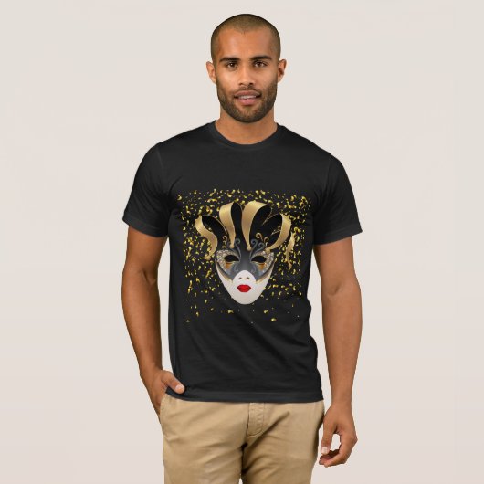 Mannen Mardi Gras Shirt (Voorkant volledig)