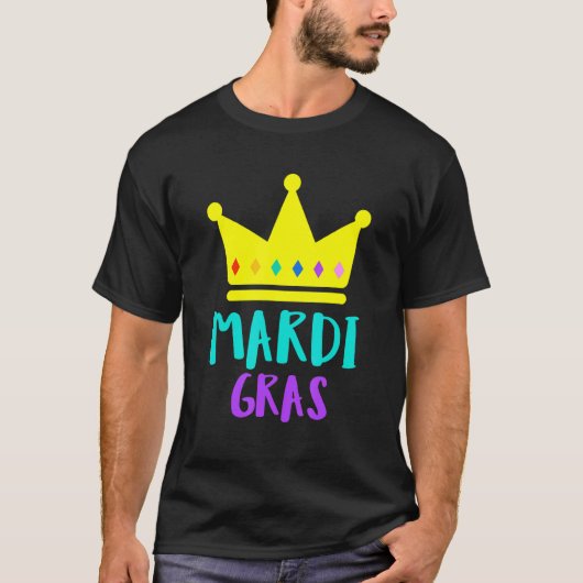 Mannen Mardi Gras voor Mannen Mardi Gras T-shirt (Voorkant)