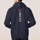 Mannen marineblauwe achterkant print hoodie Sjablo<br><div class="desc">Custom Upload Afbeelding foto of Logo Voeg tekst Sjabloon Mannen toe Navy Blue Basic Back Side Print Hoodie / Hoodie met capuchon.</div>