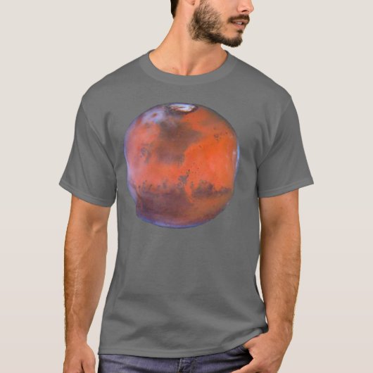 Mannen Mars T - Shirt. T-shirt (Voorkant)