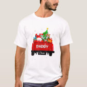 Mannen mas Red Truck Dad Claus Matching Family Ch T-shirt (Voorkant)