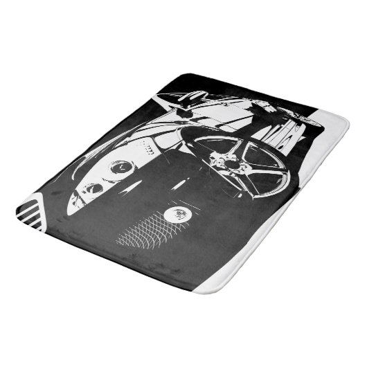 Mannen Masculine-autothema Badmat (Gekanteld)