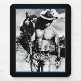 Mannen Masculine Fine Art Cool Alpha Cowboy Muismat