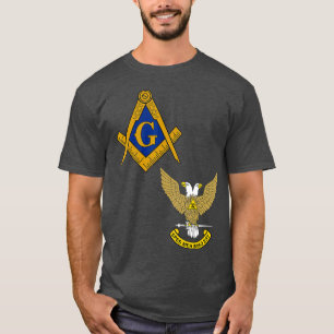 Mannen Mason Scottish Rite Split T Masonic T-shirt