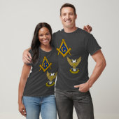 Mannen Mason Scottish Rite Split T Masonic T-shirt (Unisex)