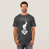 Mannen Masonic Short Sleeve Goat Tshirt (Voorkant volledig)
