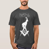 Mannen Masonic Short Sleeve Goat Tshirt (Voorkant)