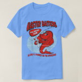 Mannen Master Baiters Vist de Humor van Pole Funny T-shirt (Design voorkant)