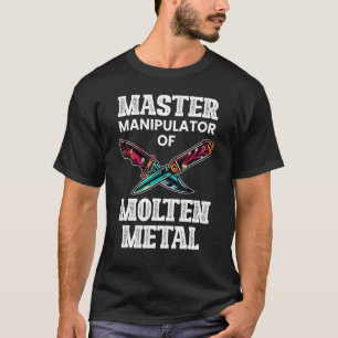 Mannen Master Manipulator Blacksmith Smeeding Grap T-shirt