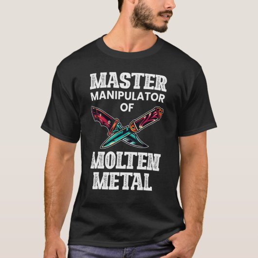Mannen Master Manipulator Blacksmith Smeeding Grap T-shirt (Voorkant)