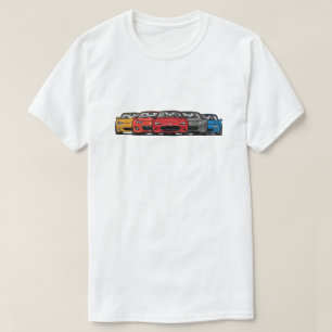Mannen Mazda Miata Line Up Shirt