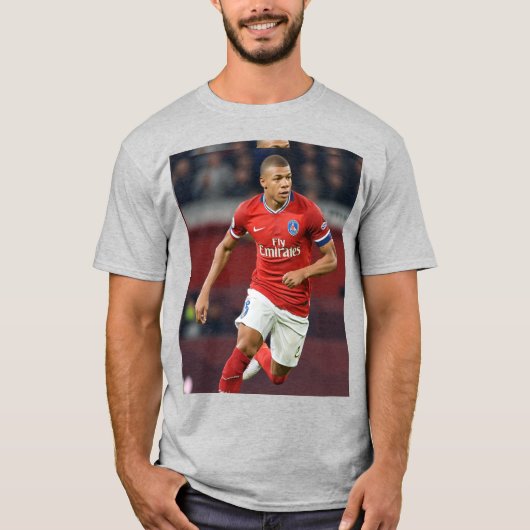 mannen Mbappé Tshirt (Voorkant)