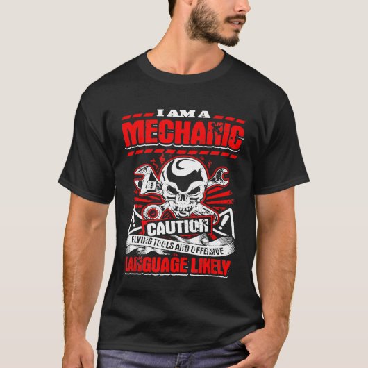 Mannen mechanische Gezegde i.m. mechanische waarsc T-shirt (Voorkant)