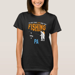 Mannen Meer Dan Liefde Vissen Opa Speciaal T-shirt